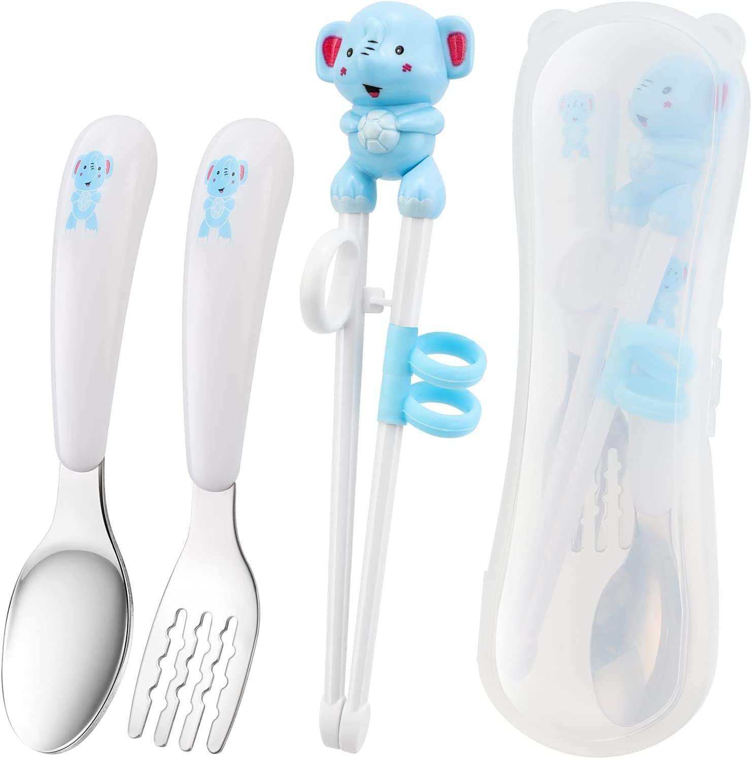 Japan's Familiar training spoon and fork baby food training