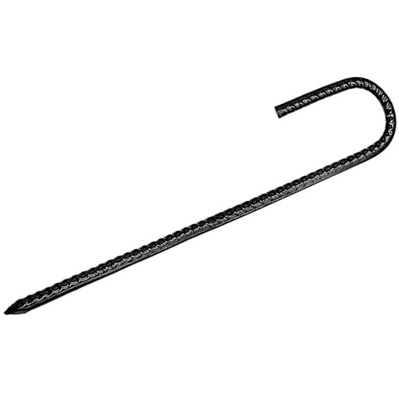3Pcs L/Ushape Trampolines Rebars Stakes Galvanized Steel Ground Anchors Landscape Garden Stakes Tent Nails Securing Peg