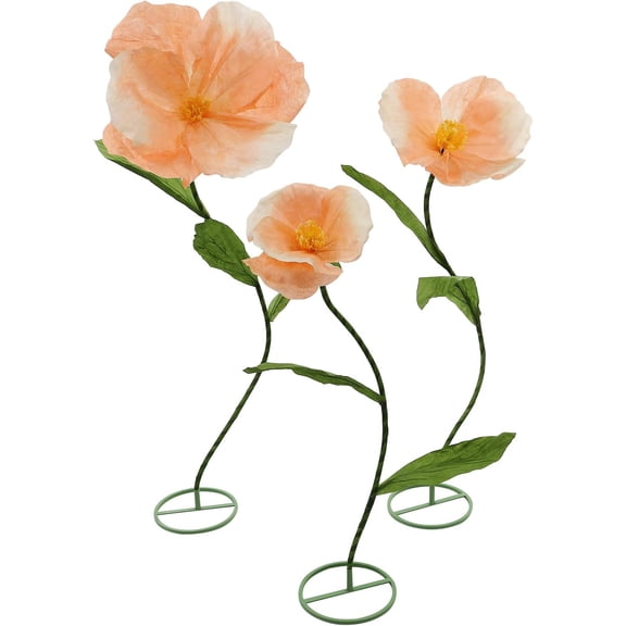 3Pcs Large Artificial Flower Decoration Giant Flowers for Decoration Wedding Reception Essential Decor for Wedding Party Backdrop