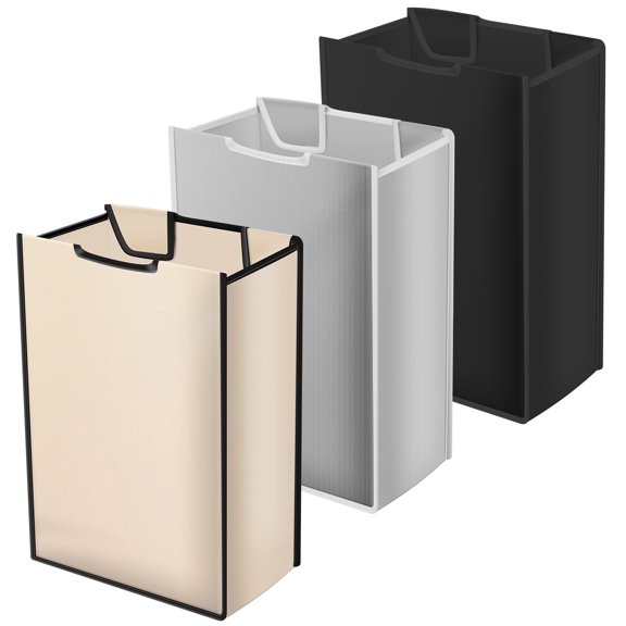 3Pcs Laundry Sorter Replacement Bag Laundry Hamper Cart Removable Replacement Bag Hamper Liner No Hook 15 x 9 x 22 Inch