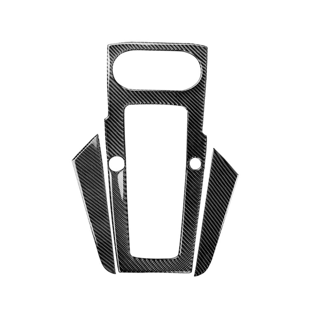 3Pcs Left Car Two Holes with One Key Gear Shift Panel Stickers Decor