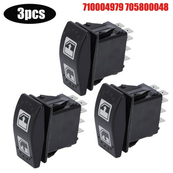 3Pcs Left Hand Power Window Switch For Can-Am Defender HD8 HD10 2016-2020