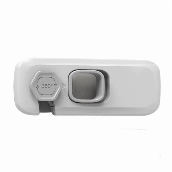 3Pcs Little One Proof Refrigerator Lock, BRELIL Safety Refrigerator Lock, Little One Drawer Door Lock Hand Clamp Sliding Security Locks, Childproof Cabinet Lock for Kitchen Fridge Freezer