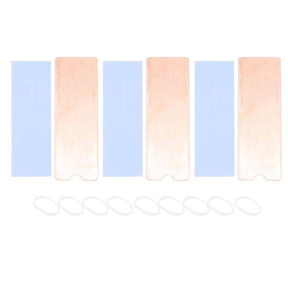 3Pcs M.2 SSD Heat Sink NVME NGFF M.2 2280 Solid State Hard Disk Pure Copper Heatsink Thin Cooler Radiator 0.5mm