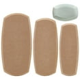 3Pcs MDF Wood Clay Cutter Base Plate Kit Clay Modeling Tool Tan ...