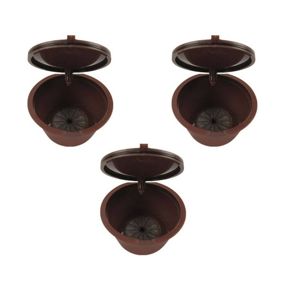 3Pcs Machine Filters Coffee Accessories Nespresso Coffee Refillable Coffee Capsule Capsule Cup Dolce Gusto COFFEE