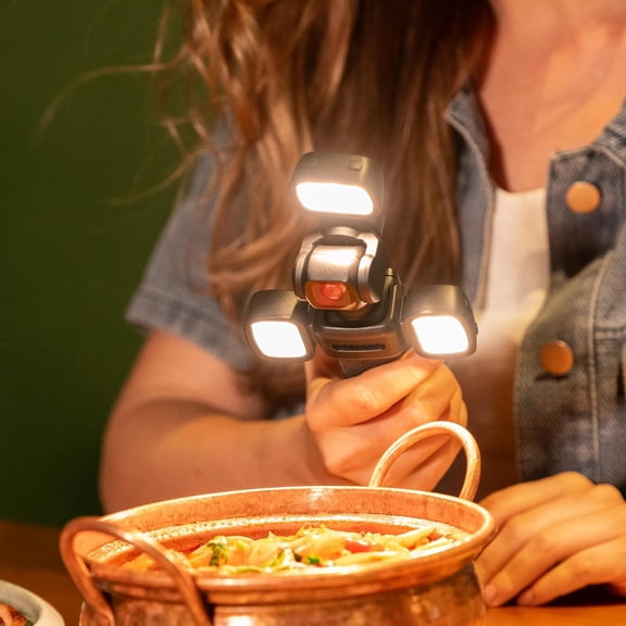 3Pcs Magnetic Auxiliary Light for DJI Osmo Pocket 3 & Xtra Muse Accessories, Rechargeable Mini LED Fill Light w. Mount & Storage Bag, 3 Color Mode/Brightness Adjustable for Selfie Vlog Recording