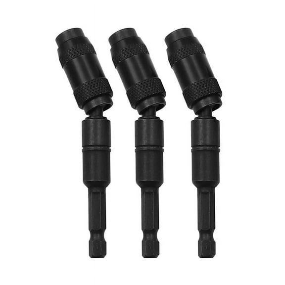 3Pcs Magnetic Pivot Drill Bit Holder, Swiveling Tip Quick Release Flexible Screwdriver Holder B