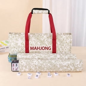 3Pcs Mahjong Storage Bag Set, Portable Travel Organizer Case for Mahjong Tiles, Great Gift for Mahjong Game Lovers