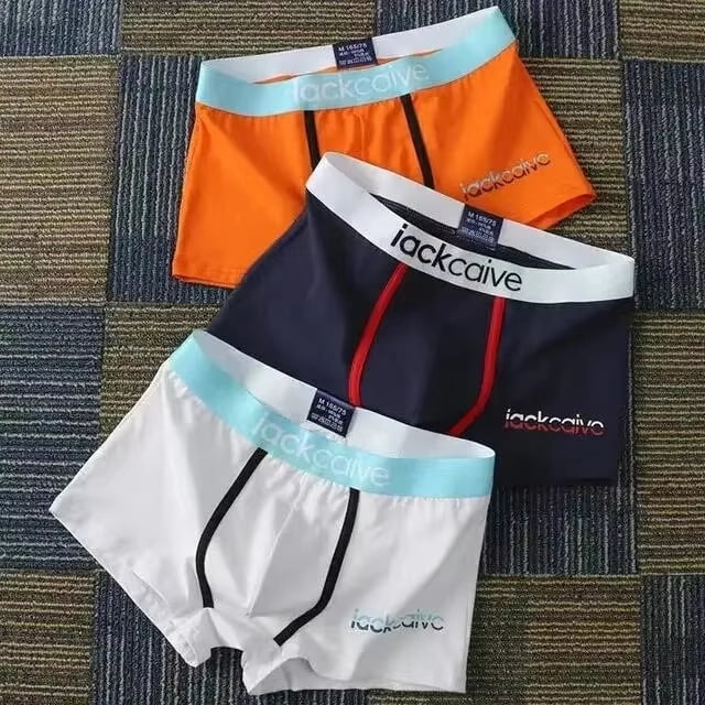 3Pcs Male Panties Cotton Men's Underwear Boxers Breathable Man Boxer ...