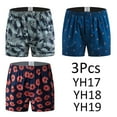 3Pcs Men Boxers Shorts Cotton Underwear SXL Loose Boxer Homme