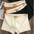 thumbnail image 1 of 3Pcs Men's Underwear Hombre Panties Boxershorts Comfortable Breathable Cotton Underwear Sexy Underwear Solid Color Boxer Shorts, 1 of 6