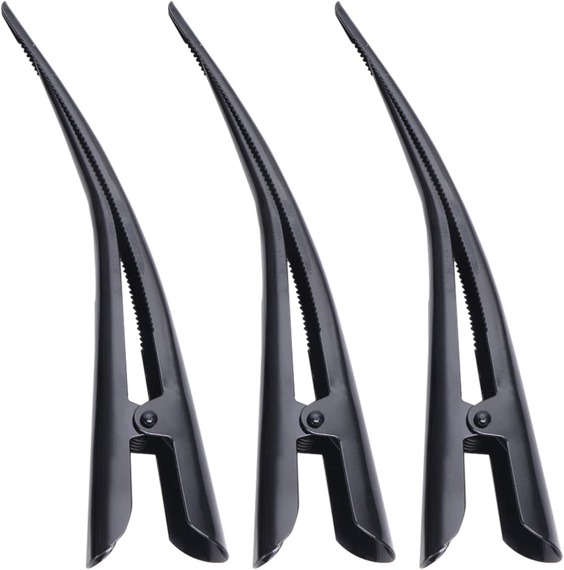 3Pcs Metal Duckbill Hair Clips Alligator Hair Pins Crocodile Barrettes Hair Sectioning Clips for