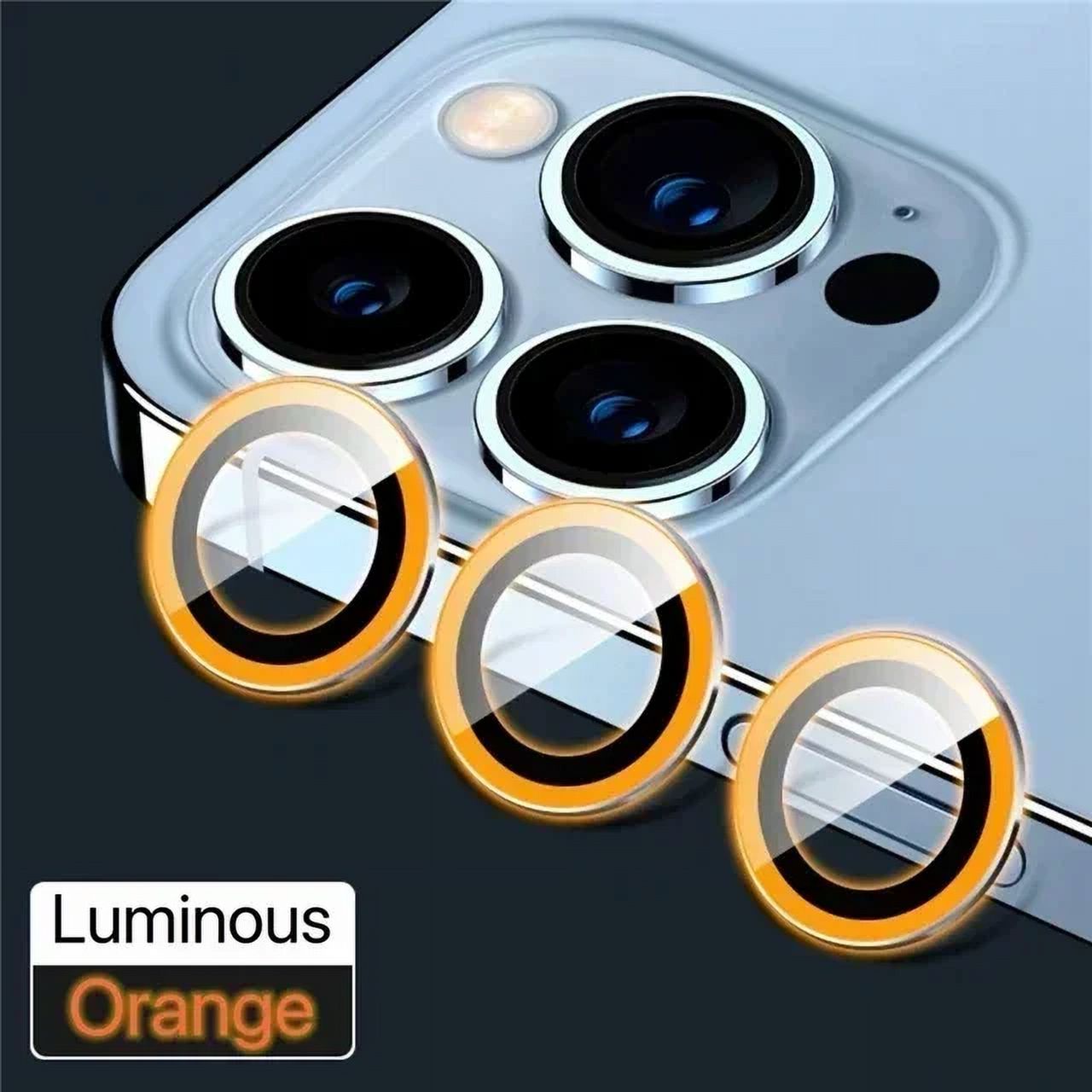 3Pcs Metal Lens Protector Glass For iPhone 15 13 12 11 14 Pro Max Back