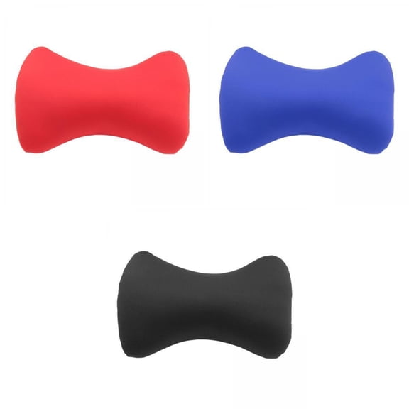 3Pcs Microbead Back Cushion 38x20cm Sleep Office Home with Removable Cover