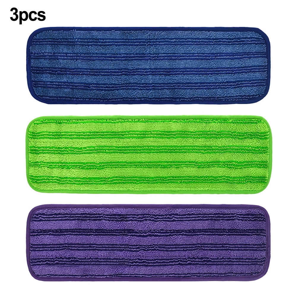 3Pcs Microfiber Power Mop Pads for Swiffer PowerMop, Reusable Washable Replacement Floor Mop Pad Refills