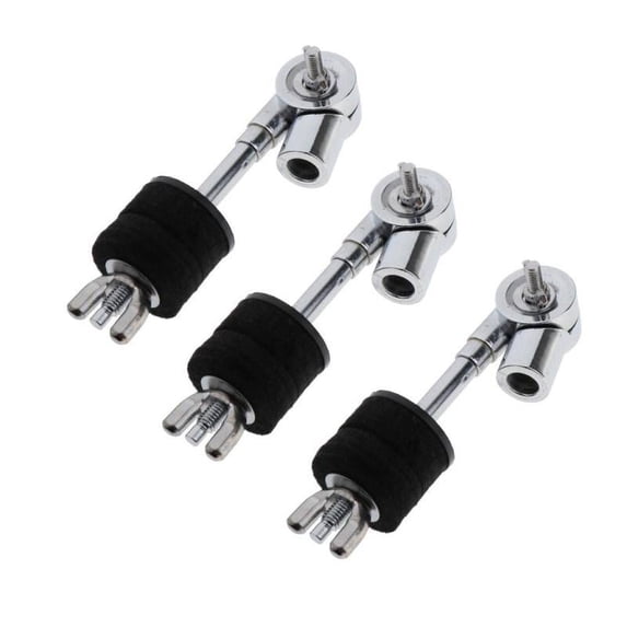3Pcs Mini Cymbal Arm Stand Holder Cymbal Stacker Attachment Mount Hardware