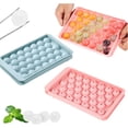thumbnail image 1 of 3Pcs Mini Ice Cube Trays 160 Grids Ice Cube Mold Square Shape Silicone Ice Cubes Kitchen Mini Bar Pudding Mould Small Ice Cube Making Tool Pink, 1 of 5