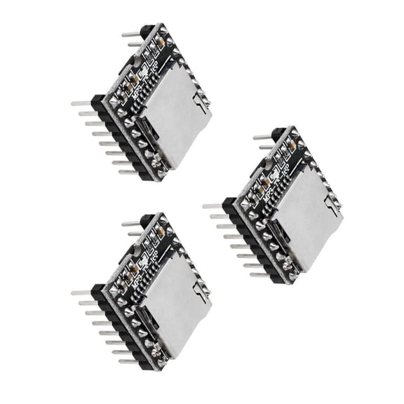 3Pcs Mini Module for Dfplayer Mini Development Board Mini MP3 Player TF Card