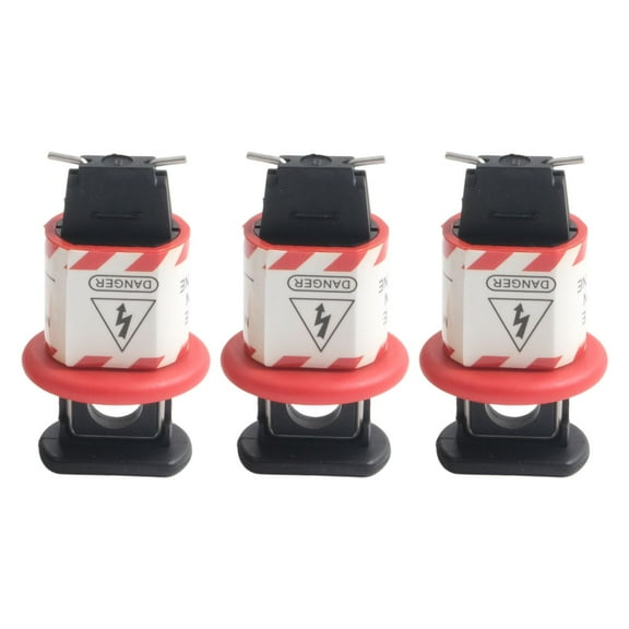 3Pcs Miniature Circuit Breaker Lockout For Industrial Electrical Switch Locks