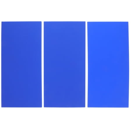 Milisten Sublimation Mats Blue Silicone Alkali Resistant 3-Pcs 9.8x4.7 Inches