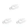 3Pcs Multi Function Bottle Openers, Plastic Bottle Opener, Water Bottle Openers for Seniors, Jar Opener, Bottle Cap Opener, Blue, Easy Grip for Arthritic Hands, Elderly, Weak Hands(White,3pcs)