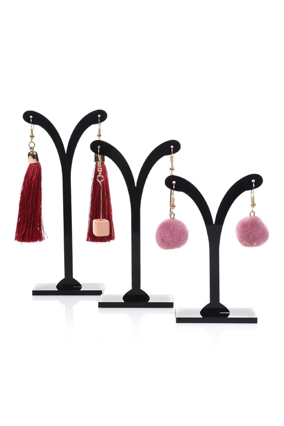 3Pcs Multifunction Tree Jewelry Display Rack Holder Hanger Ears Necklace