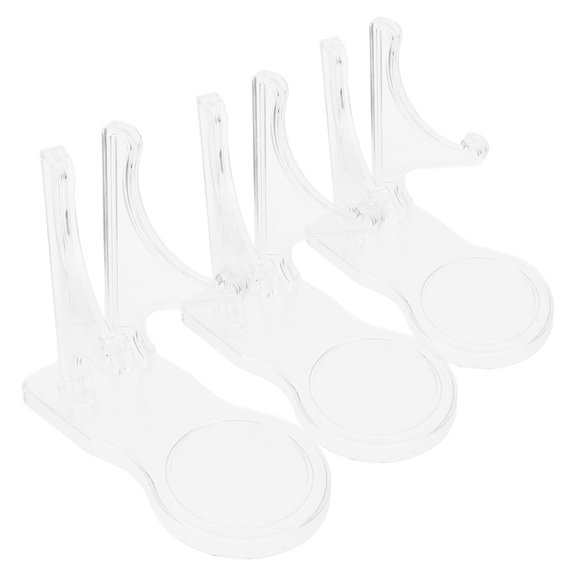 3Pcs Multifunctional Coffee Cup Display Rack Transparent Acrylic Stand for Tabletop Organization