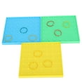 3Pcs Nail Board Toy Color Pegboard with Rubber Band Children Early Educational Puzzle Aids