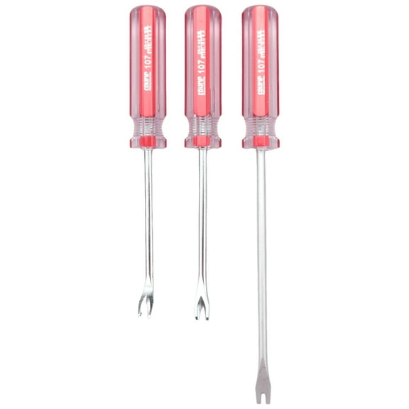 3Pcs Nail Pullers Lifter 3mm V/U Tip Nail Staple Rivet Puller Upholstery Staple Remover Screwdriver Tool