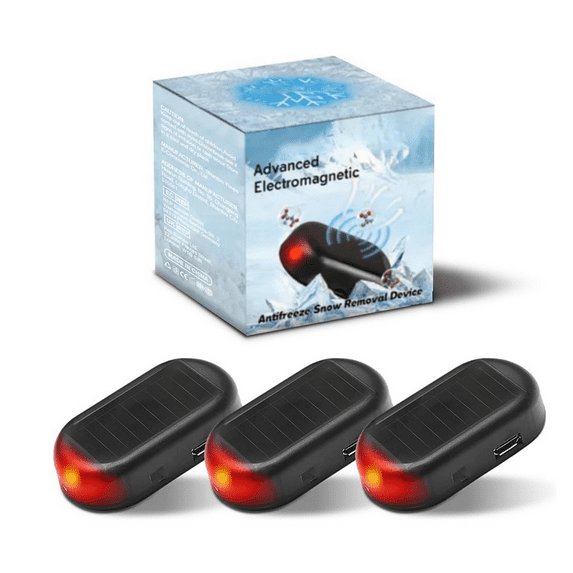 3Pcs New Car Interference Antifreeze Instrument, Universal Windshield Ice Melter for Cars - Rapid-Action Defroster, Portable Microwave Molecular Snow Remover Defroster