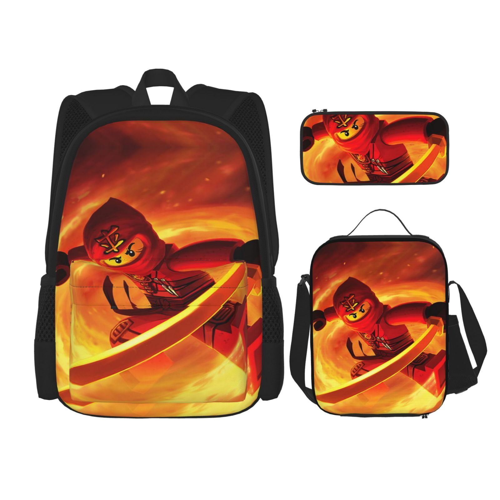 Lego ninjago backpack and fashion lunchbox