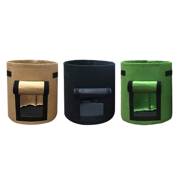 3Pcs Non-Woven Plant Grow Bags, Seedling Starter Pot for Vegetables, Reusable Garden Container for Potato