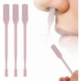 thumbnail image 1 of 3Pcs Nose Hair Trimmer for Men Women,2025 New 2-in-1 Nasal Hair Cutter,Double Sided Nose Hair Knife Removal Razors,Manual Nostril Hair Remover Tool (Pink), 1 of 10