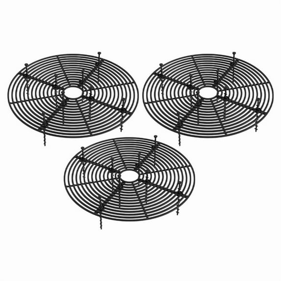 3Pcs Outdoor Gardening Flower Pot Cover 30Cm Black Green White Round Shape