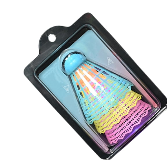3Pcs Outdoor Windproof Badminton Luminously LED Badminton Sports Training Badminton Shuttlecocks for Exercise Enduring