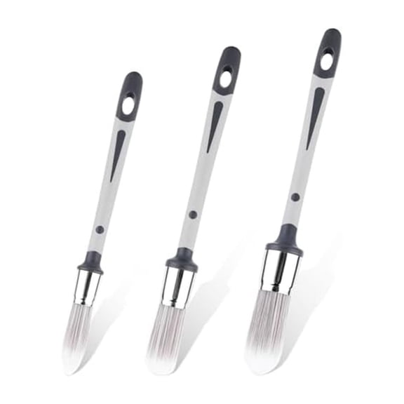 3Pcs Paint Brushes for Walls,0.6,0.8,0.95 Inch Small Trim Paint Brushes Tool Paint Edger for Touch Up House Wall Corners