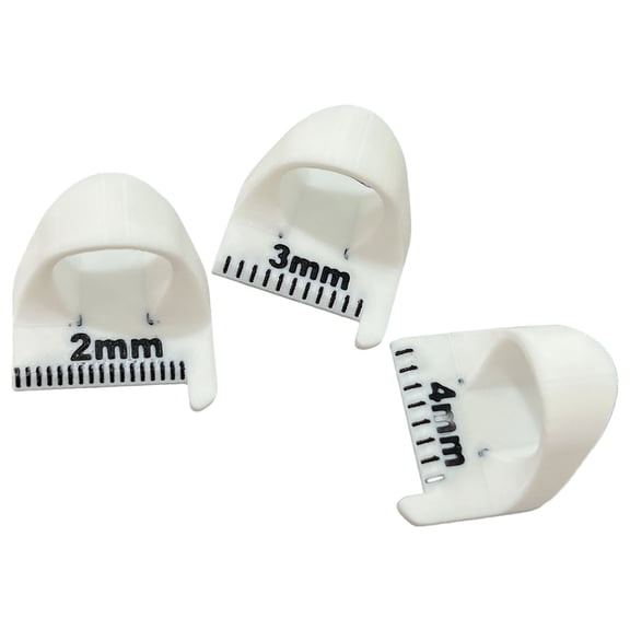 3Pcs Patchwork Stitching Aid Finger Sewing Ruler Patchwork Measuring Tool Quilting Finger Ruler For Stitching Sewing