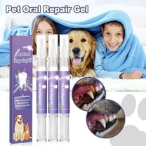 3Pcs Pet Oral Repair Gel, Pet Oral Restorative Gel, Eliminate Breath, Targets Tar-Tar, Without Brushing, Pet Teeth Whitening, Pet Breath Freshener Gel Care Cleaner