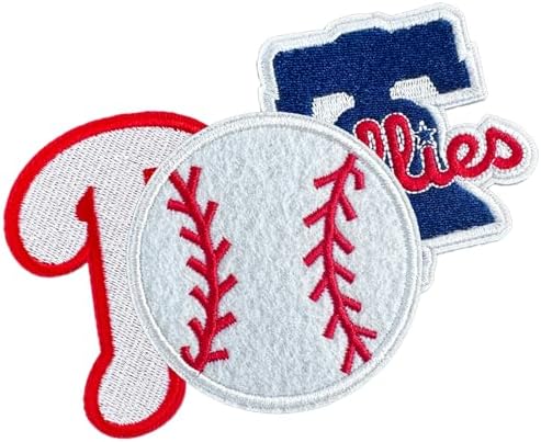 Small PHILIDELPHIA PHILLIES MLB BASEBALL EMBROIDERED IRON ON PATCH Small PHILIDELPHIA PHILLIES MLB BASEBALL EMBROIDERED IRON ON PATCH