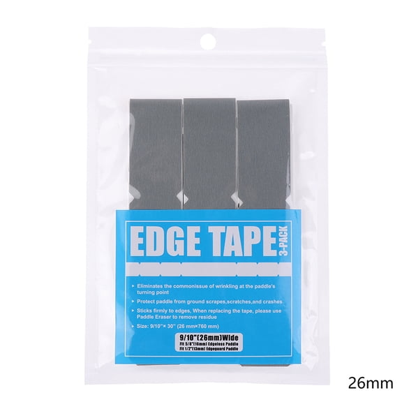 3Pcs Pickleball Racket Edge Sticker Paddle Head Edge Tape Sticker Reduce Impact And Friction Prevention Frame Protective Tape