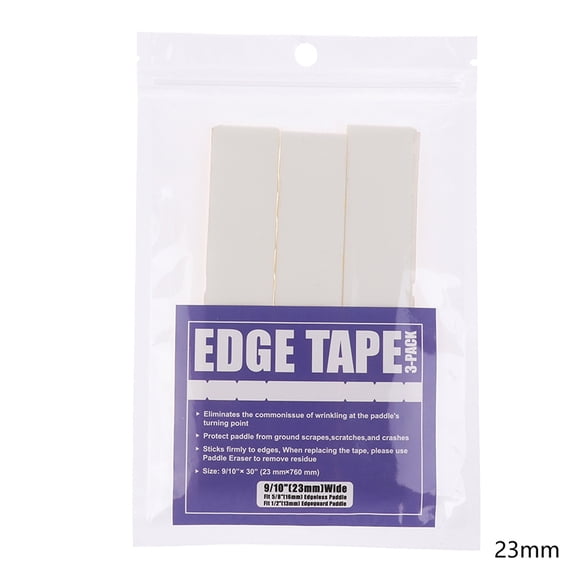 3Pcs Pickleball Racket Edge Sticker Paddle Head Edge Tape Sticker Reduce Impact And Friction Prevention Frame Protective Tape