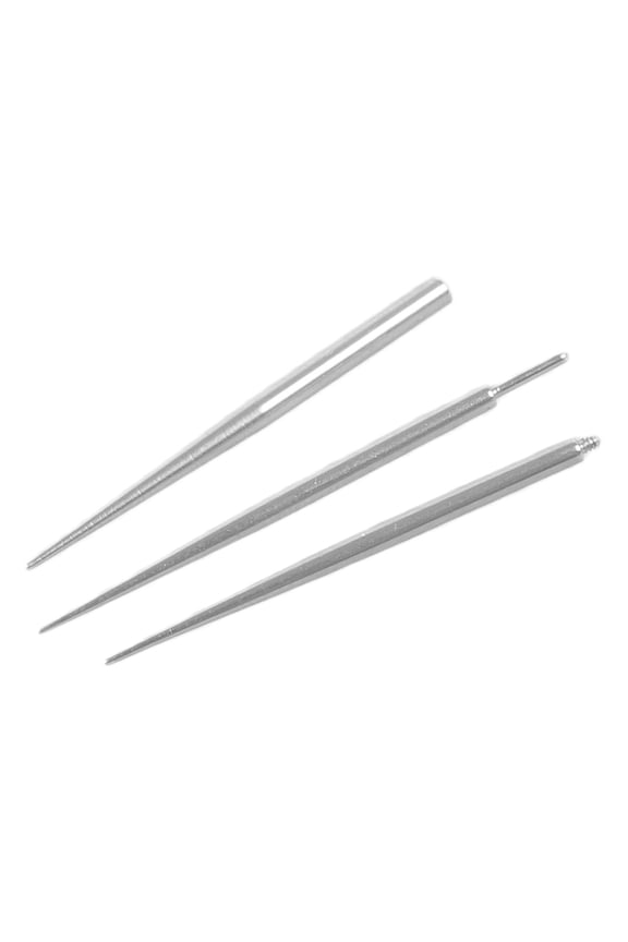 3Pcs Piercing Taper Stainless Steel Body Stretching Kit for Ear and Lip Versatile Body Insertion Tapers Set