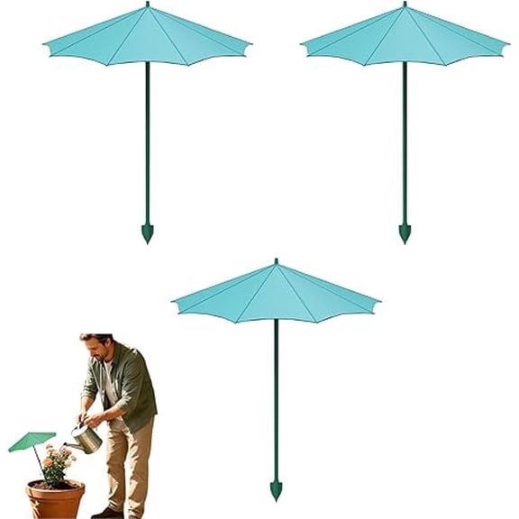 3Pcs Plant Umbrella Sun Shade Cover, Plant Shade Canopy, Outdoor Sun Protection for Seedlings Shrubs Garden Patio Greenhouse Nursery Growers(k)