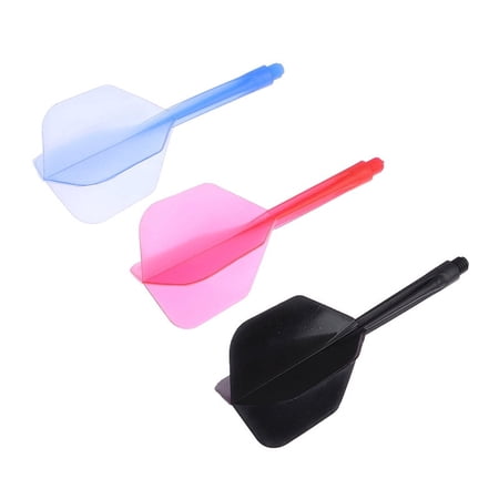 3Pcs Plastic professional dart flights 2ba screw soft durable darts tail