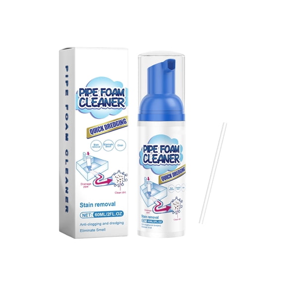 3Pcs Powerful Drain Cleaner, Drain Cleaner Foam, Odor Eliminator, Foaming Drain Cleaner Unclogs, Liquid Plumber for Kitchen Drain Sinks Tubs
