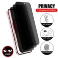3Pcs Privacy Tempered Glass For iPhone 15 14 13 12 11 Pro Max XR XS