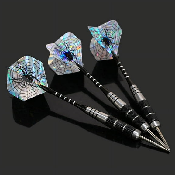 3Pcs Professional Competition Steel Needle Tip Darts Set With Case Flights new P6I2
