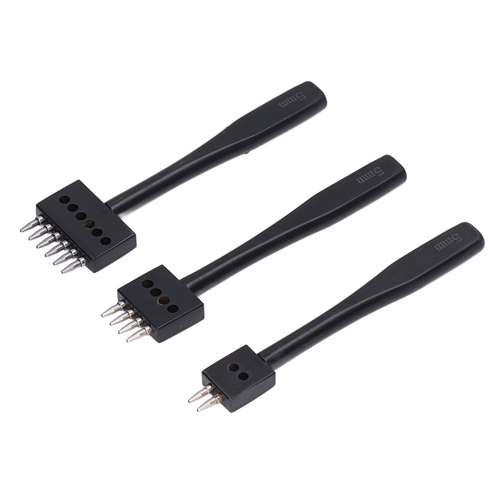 Oka Diamond Hole Punch 3.5mm 6 Prongs Leathercraft Stitch Punch Pricking Iron Leather Stitching Chisel Leatherworking Hand Sewing Tool | Goods Japan