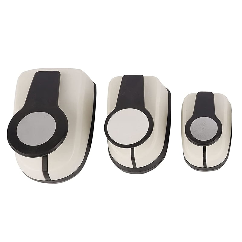 3Pcs PunchesHole Puncher Single,Hole Punch Shapes, Hole Puncher for Crafts 9/16/25mm Circle